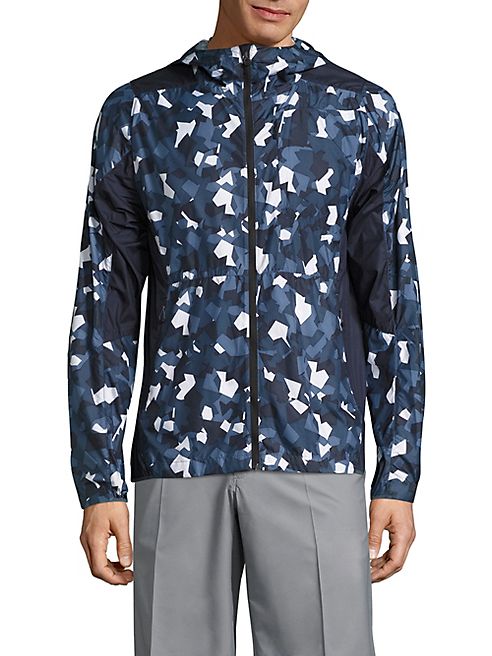 J. Lindeberg - Geometric Camouflage Hooded Jacket