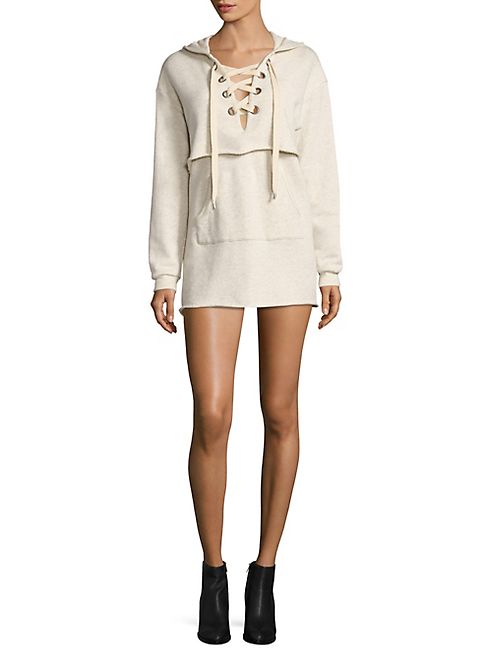 KENDALL + KYLIE - Long-Sleeve Sweatshirt Dress