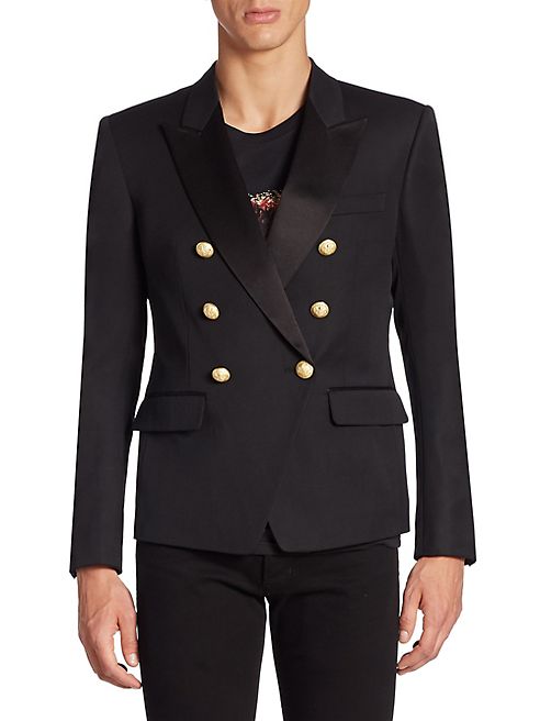 Balmain - Double Breasted Wool Jacket