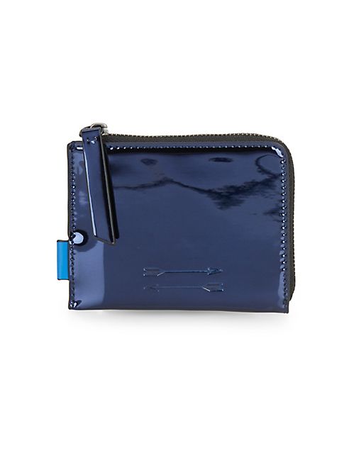 Uri Minkoff - UM x Jason Rembert Levi Patent Metallic Leather Wallet