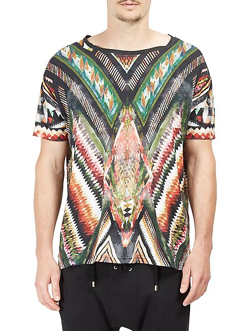 Balmain - Printed Short Sleeve Tee