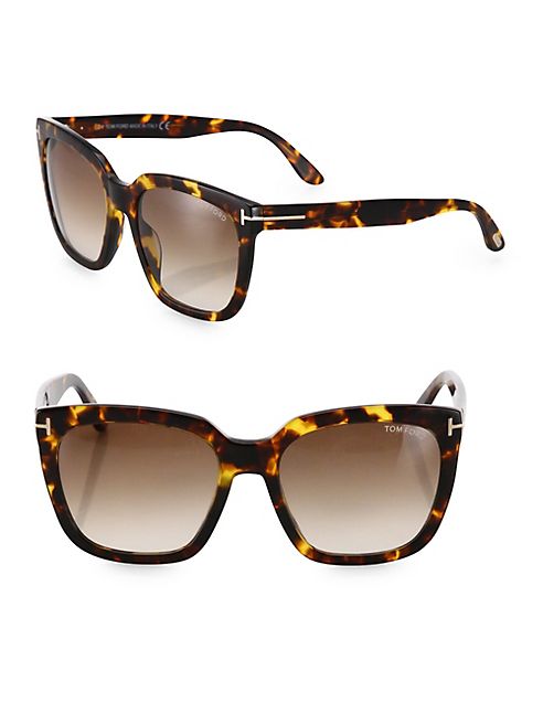 Tom Ford Eyewear - Amarra 55MM Square Sunglasses