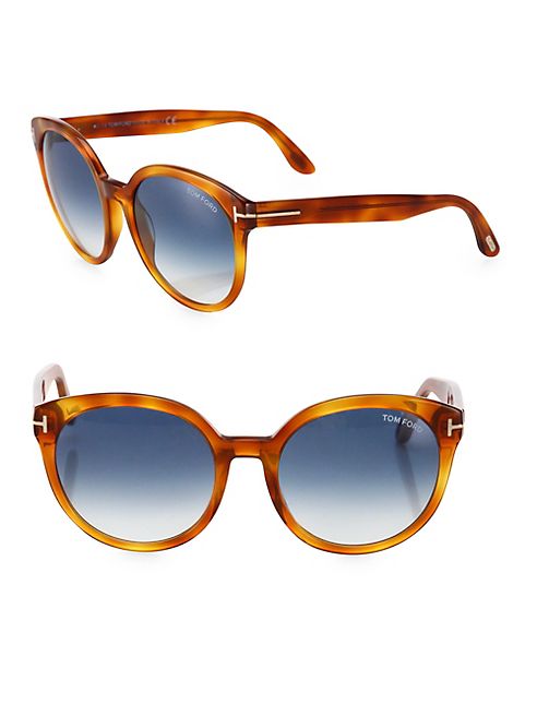 Tom Ford Eyewear - Philippa 55MM Oversized Round Sunglasses