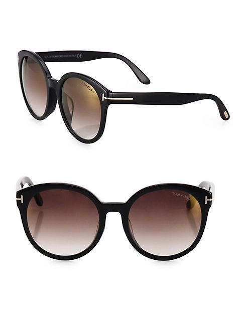 Tom Ford Eyewear - Philippa 55MM Oversized Round Sunglasses