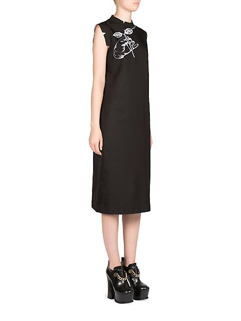 Maison Margiela - Sleeveless Embroidered Dress