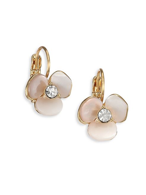 Kate Spade New York - Disco Pansy Mother-Of-Pearl Leverback Earrings