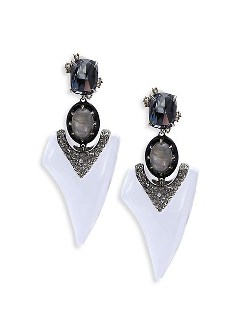 Alexis Bittar - Lucite Crystal Thorn Drop Earrings