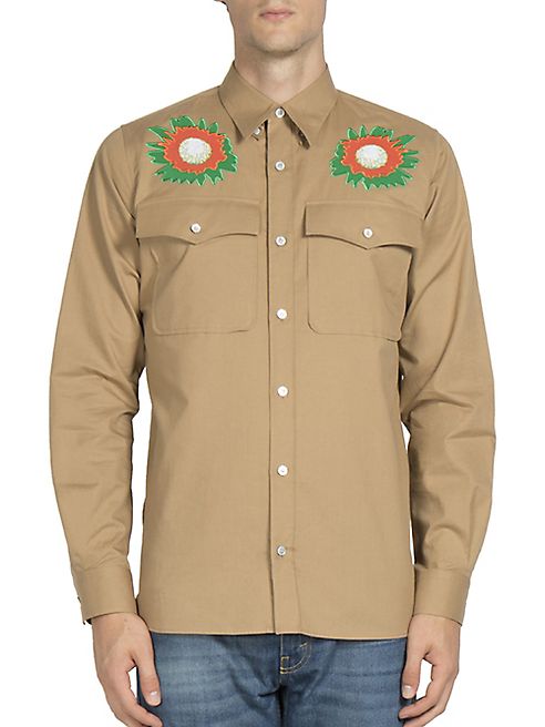 Stella McCartney - Lennon Floral Embroidered Shirt