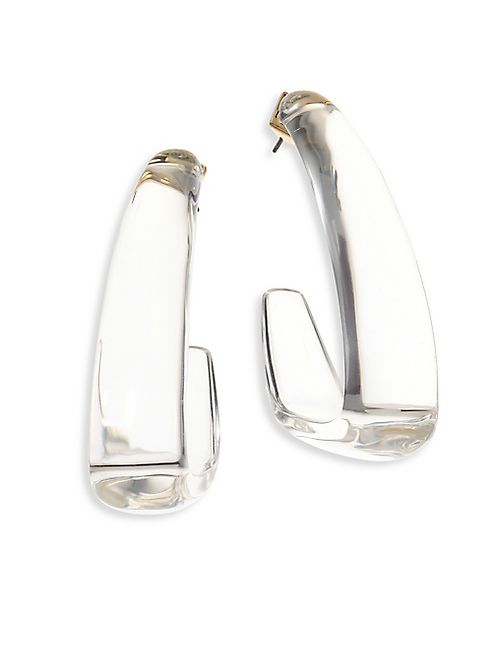 Alexis Bittar - Lucite Large Hoop Earrings/2.5