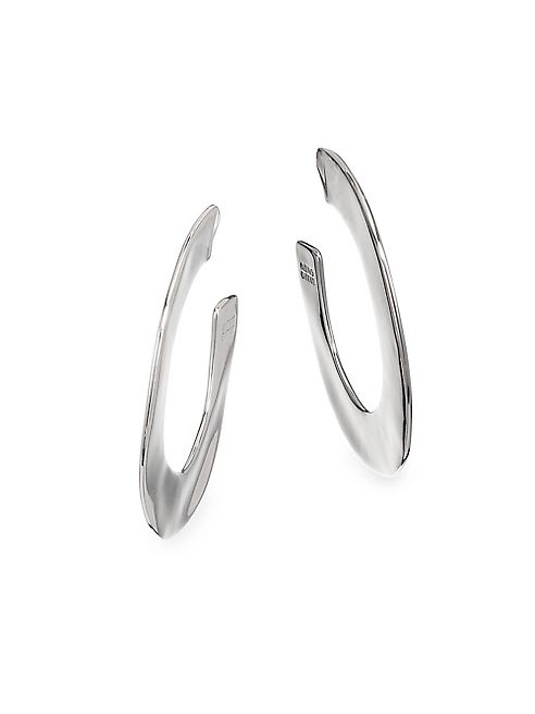 Alexis Bittar - Elements Liquid Metal Hoop Earrings/1.75