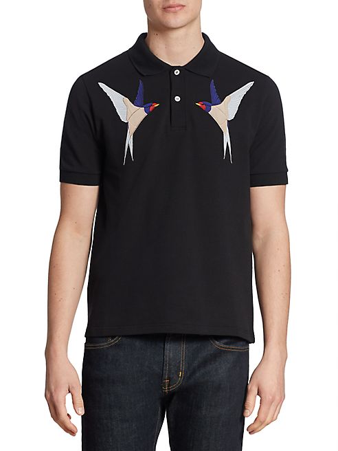 Stella McCartney - Bird Embroidered Polo