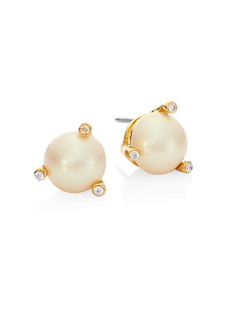 Kate Spade New York - Small Faux-Pearl Stud Earrings