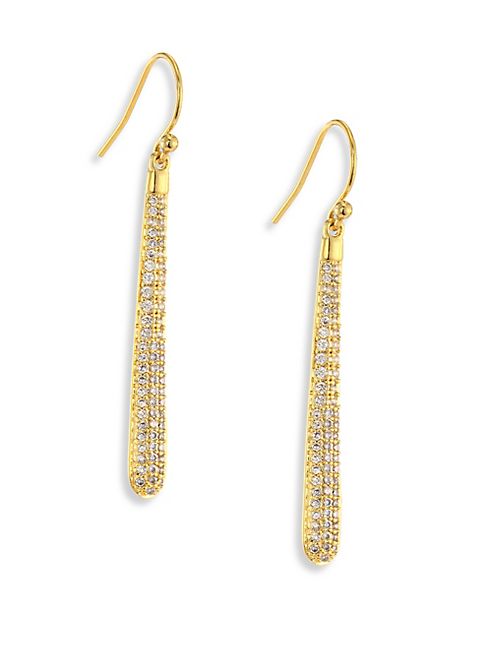 Kate Spade New York - Shine On Pavé Linear Drop Earrings