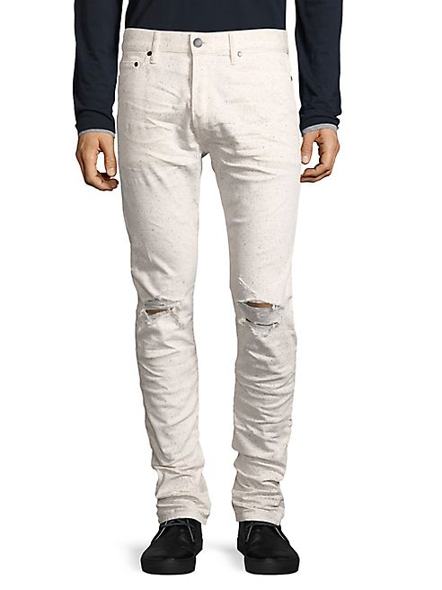 John Elliott - The Cast 2 Slim-Fit Paint Splatter Jeans