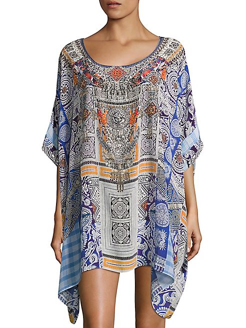 Camilla - Chinese Whispers Dress Up Box Silk Short Caftan