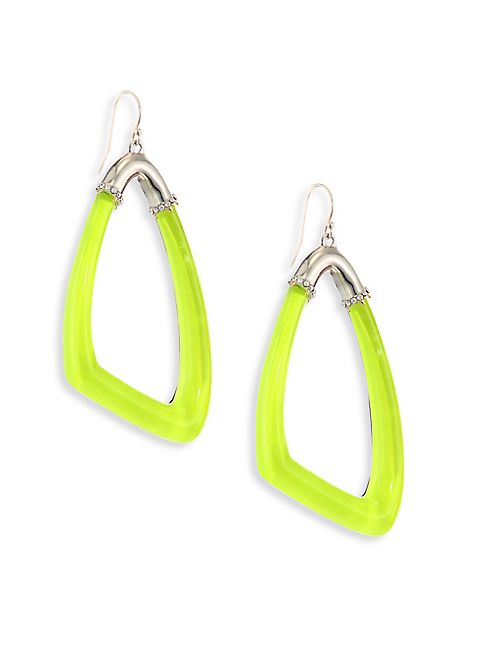 Alexis Bittar - Lucite Asymmetrical Hoop Earrings