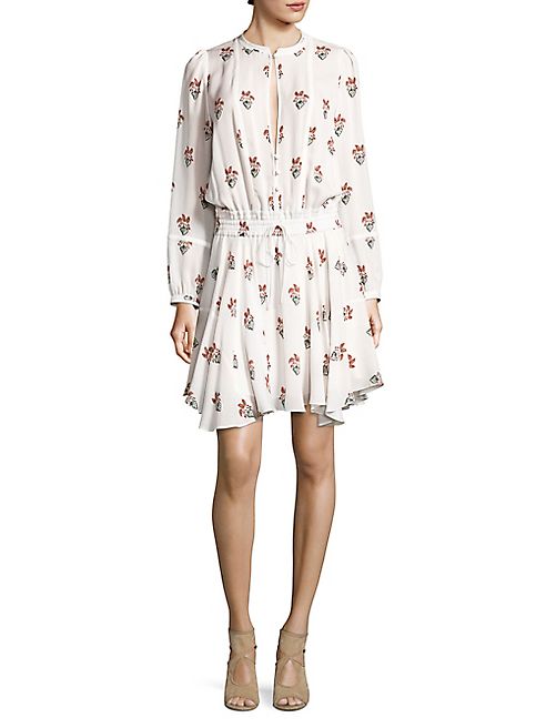 A.L.C. - Dasha Printed Silk Dress