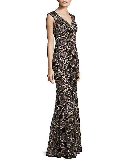 Jovani - Evening Floral Lace Gown