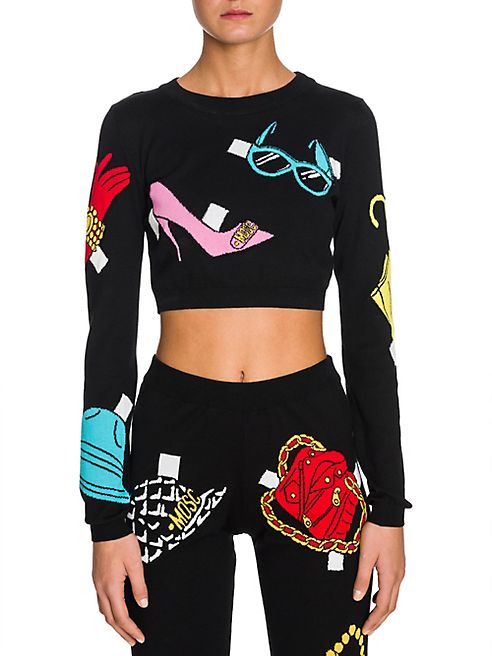 Moschino - Knit Cropped Sweater