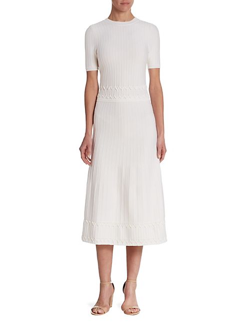 Ralph Lauren Collection - Short Sleeve Wool Dress