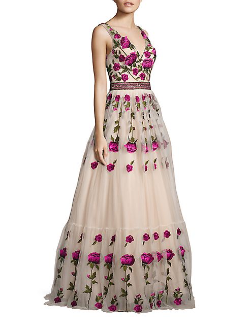 Jovani - Embroidered Ball Gown