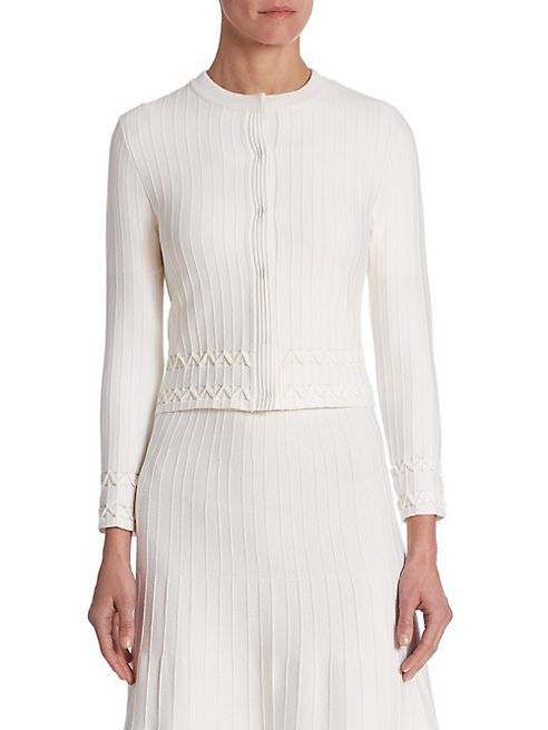 Ralph Lauren Collection - Ribbed Wool Cardigan