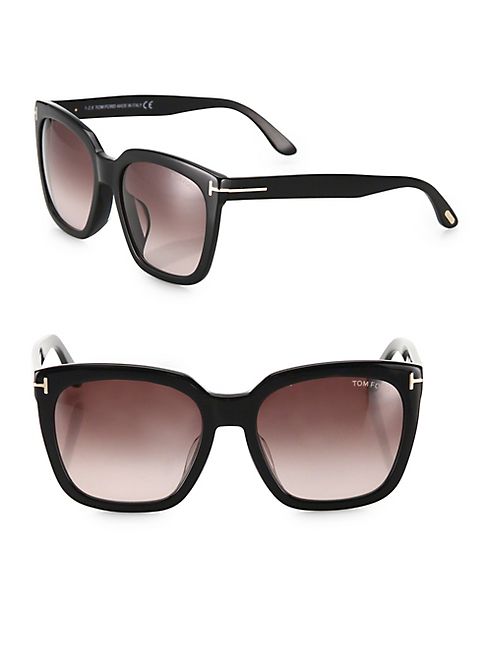 Tom Ford Eyewear - Amarra 55MM Square Sunglasses