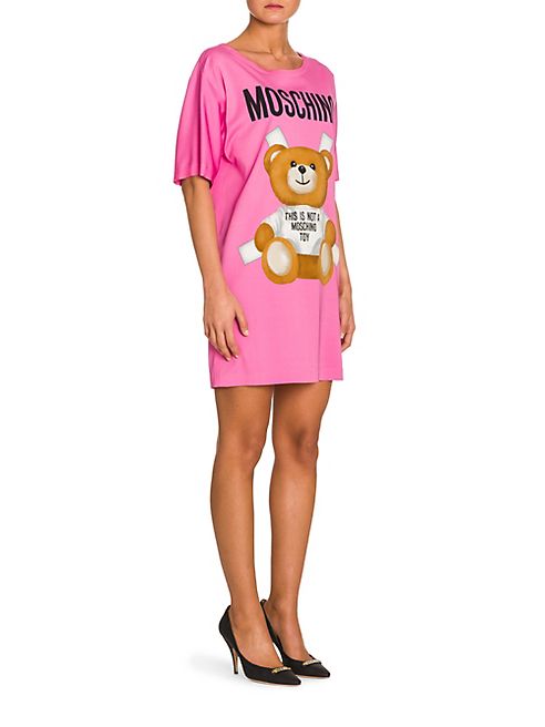 Moschino - Bear Logo T-Shirt Dress