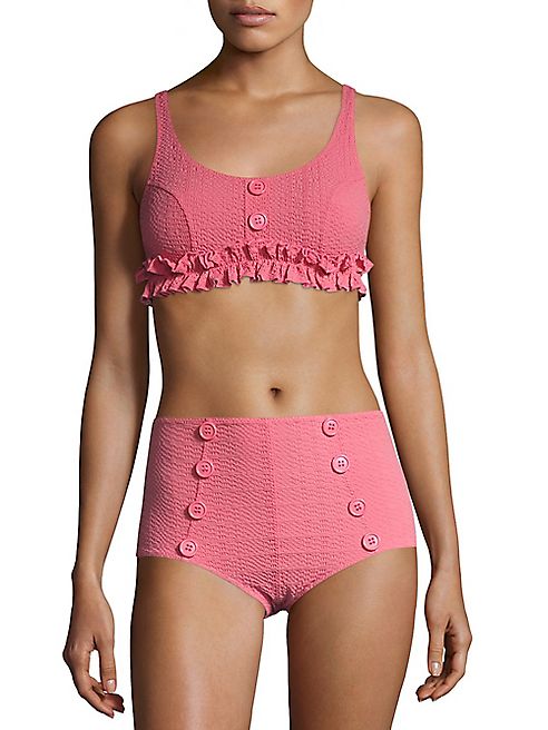 Lisa Marie Fernandez - Two-PIece Colby Ruffle Button Bikini