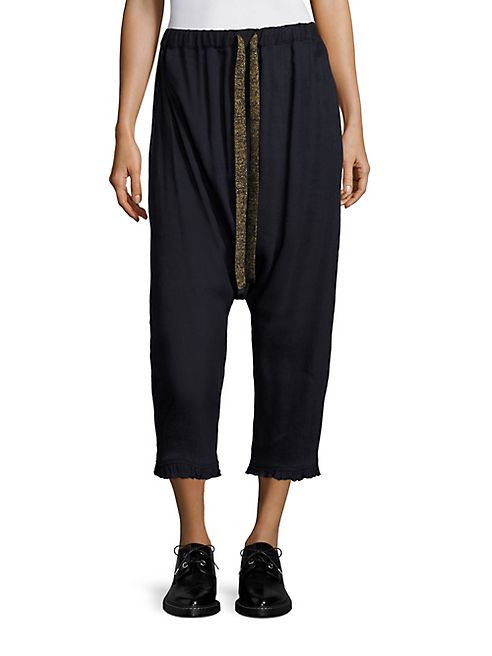 Sara Lanzi - Cropped Drawstring Pants