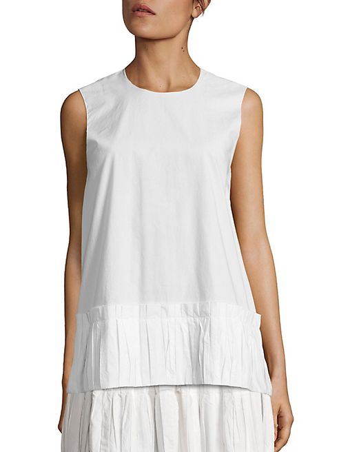 Sara Lanzi - Cotton Poplin Top