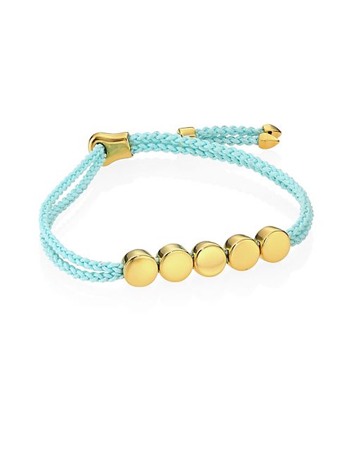 Monica Vinader - Linear Bead Friendship Bracelet/Mint