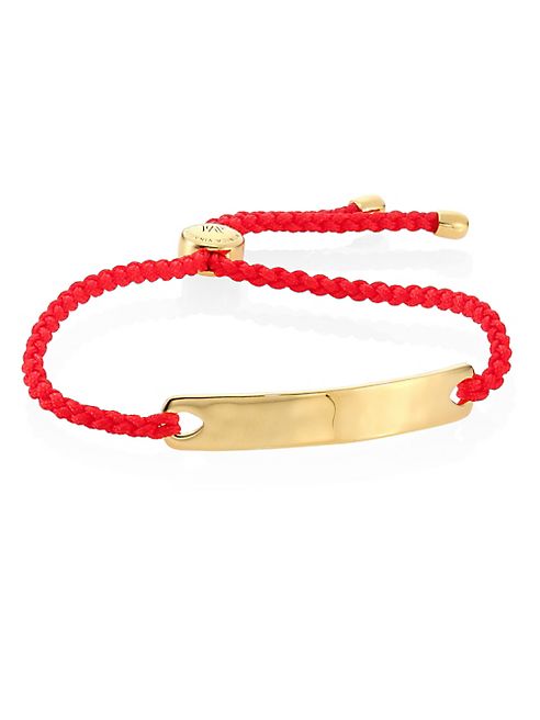 Monica Vinader - Havana Friendship Bracelet/Coral