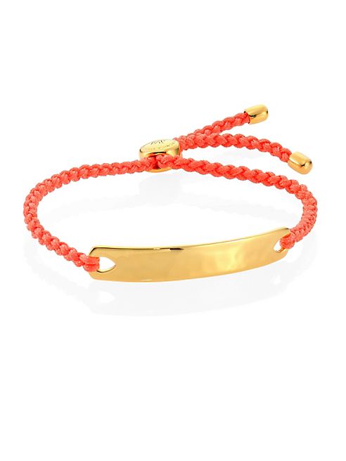 Monica Vinader - Havana Friendship Bracelet/Peach