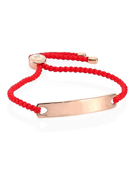 Monica Vinader - Havana Friendship Bracelet/Coral