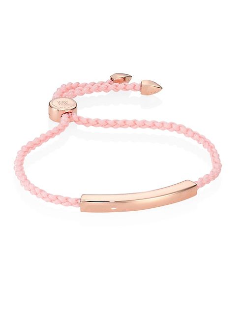 Monica Vinader - Linear Friendship Bracelet/Ballet Pink