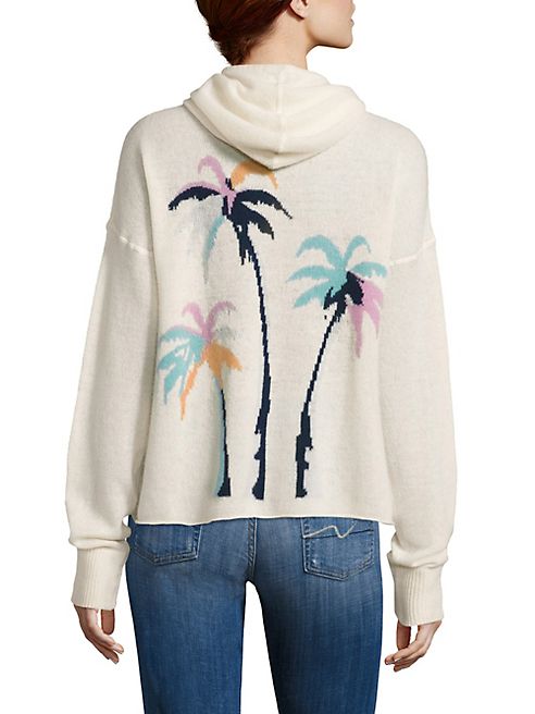 360 Cashmere - Annelot Cashmere Palm Tree Hoodie