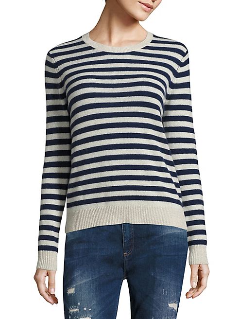 360 Cashmere - Shantae Striped Cashmere Sweater