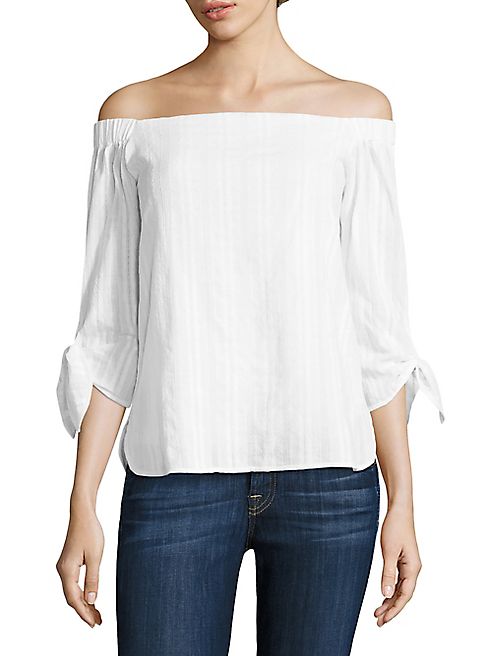 Bailey 44 - Yarrow Off-The-Shoulder Cotton Top