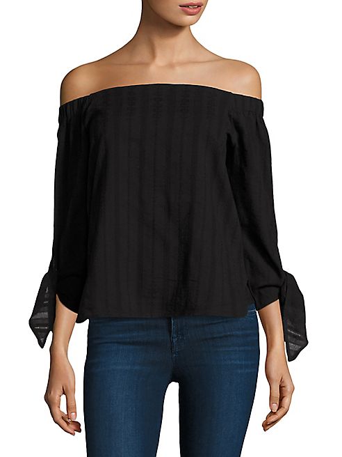 Bailey 44 - Yarrow Off-The-Shoulder Cotton Top