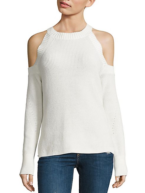 rag & bone/JEAN - Dana Cold-Shoulder Cotton Sweater