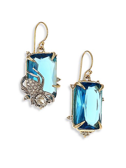 Alexis Bittar - Elements Blue Spinel & Crystal Spider Drop Earrings