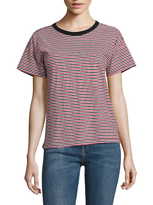 rag & bone/JEAN - The Striped Crew Tee