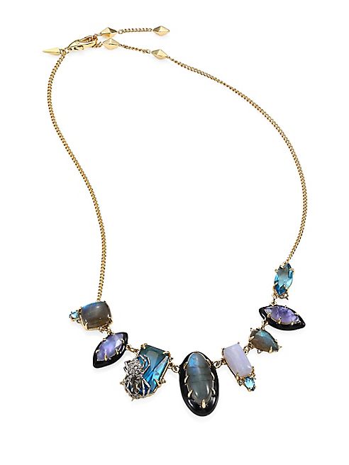 Alexis Bittar - Elements Multi-Stone Spider Bib Necklace