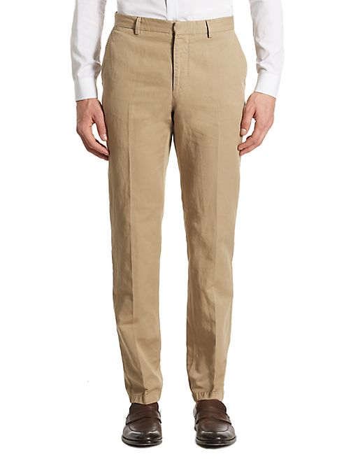 Polo Ralph Lauren - Regular-Fit Garment-Dyed Cotton & Linen Trousers