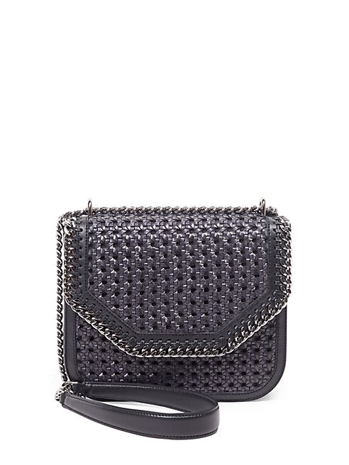 Stella McCartney - Falabella Box Wicker Basket Crossbody Bag