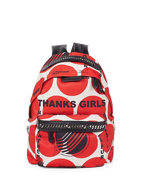 Stella McCartney - Mini Eco-Nylon Thanks Girls Backpack