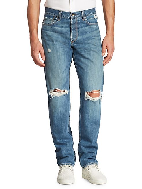 Rag & Bone - Slim Distressed Jeans