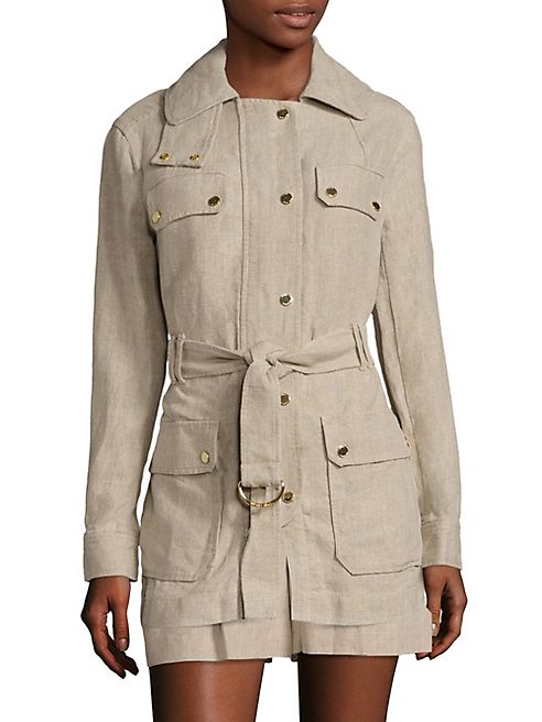 MICHAEL MICHAEL KORS - Linen Utility Coat