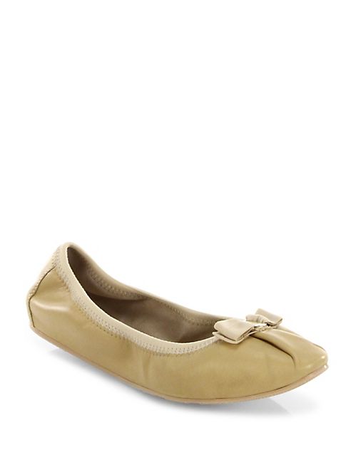 Salvatore Ferragamo - My Joy Leather Ballet Flats